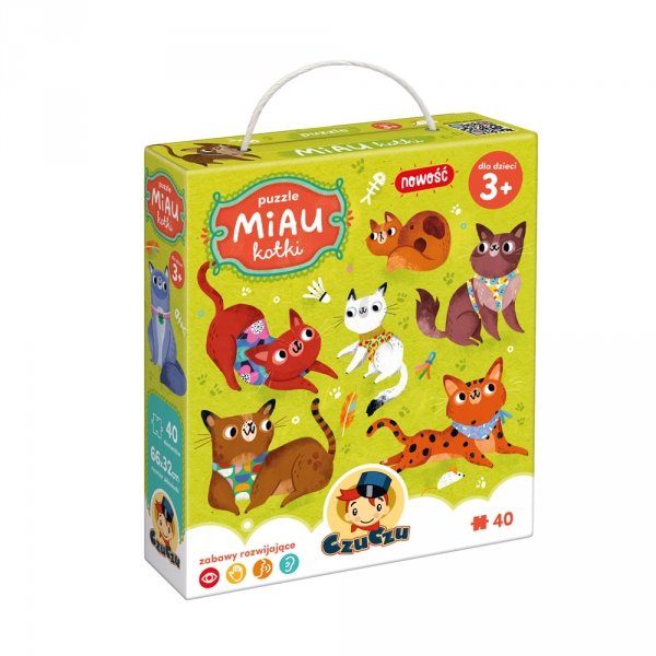 CzuCzu Puzzle Miau Kotki 40 el