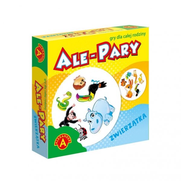 Ale pary Zwierzątka Gra Karciana Rodzinna Alexander