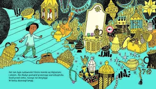 Aladyn Bajka dźwiękowa Książka z dźwiękami HarperKids