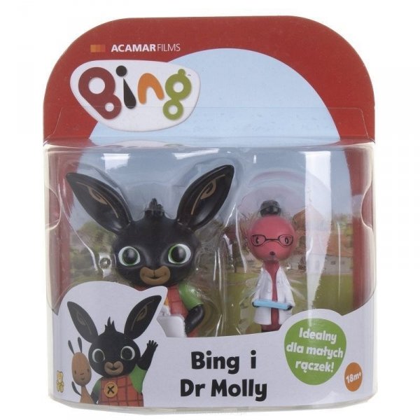 Bing i Dr Molly Figurki Zestaw 2 figurek Golden Bear 3599