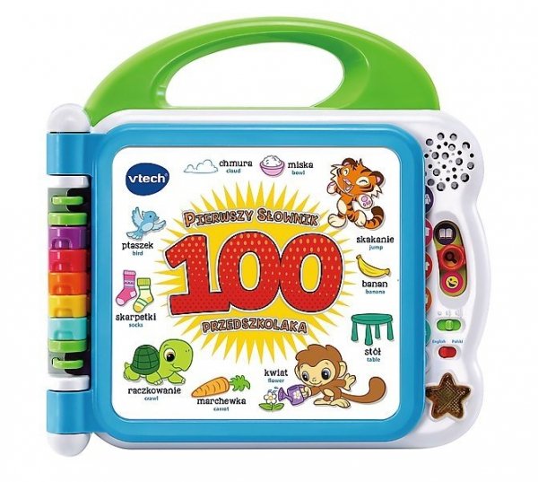 Vtech Pierwszy słownik Przedszkolaka Nauka Angielskiego 1,5+