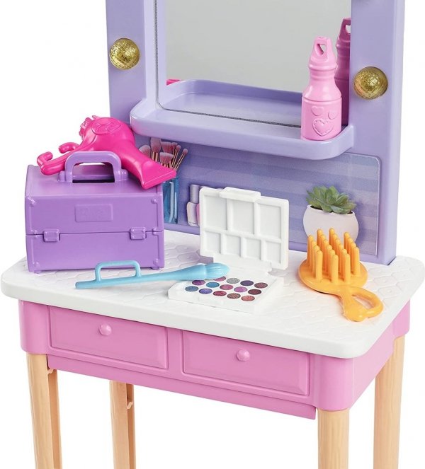 Barbie Big Dreams Lalka Malibu Toaletka Mattel GYG39