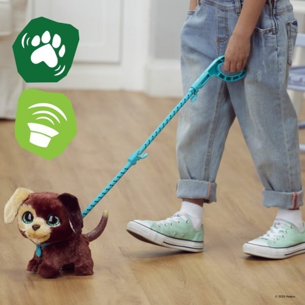 DUŻY Piesek interaktywny Furreal WALKALOTS na smyczy Hasbro F1996