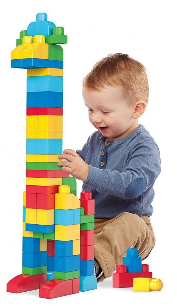 Mega Bloks Klocki 80el Niebieska Torba DCH63 Fisher Price