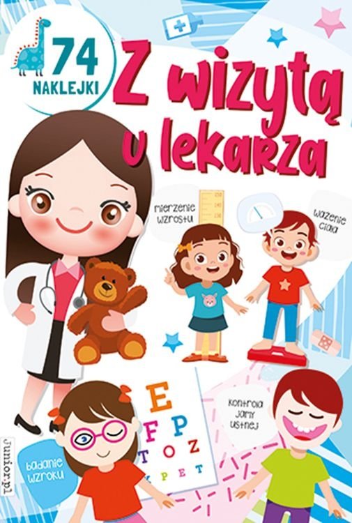 Kolorowanka z wizytą u lekarza Naklejki
