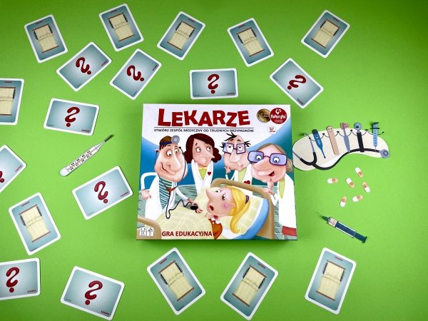 Gra edukacyjna Planszowa Lekarze Kukuryku