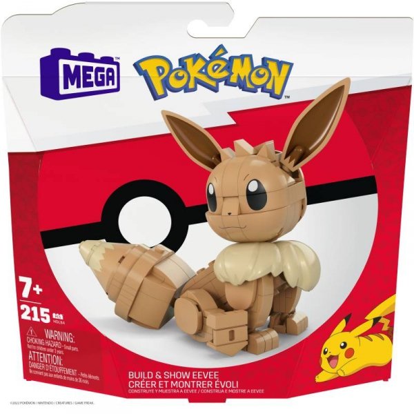 Mega Block Klocki Pokemon EEVEE 215el Mattel