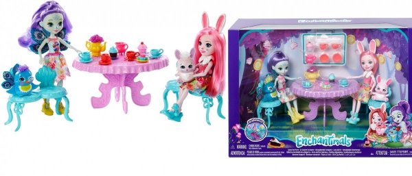 ENCHANTIMALS Zestaw Spotkanie przy Herbatce 2 lalki