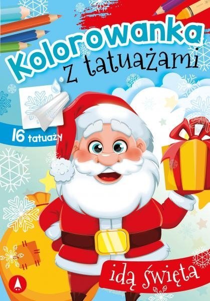 Kolorowanka z Tatuażami Idą Święta 16 Tatuaży