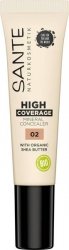 Sante Naturkosmetik Wysoko kryjący Korektor w kremie WARM BEIGE 02