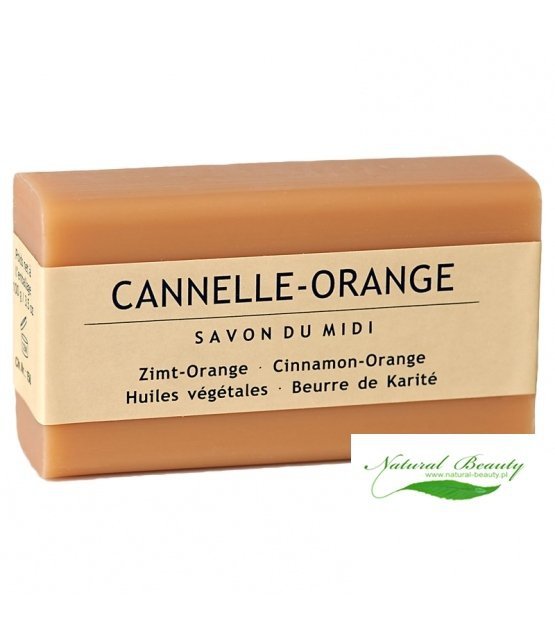 SAVON DU MIDI Prowansalskie mydło z masłem karite CANELLE-ORANGE / cynamon i pomarańcza