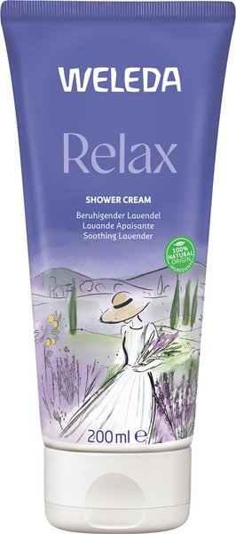 Weleda  RELAX Kremowy płyn pod prysznic LAWENDA+BERGAMOTKA+WETYWERIA