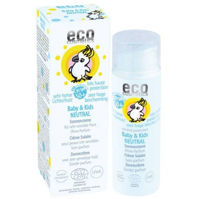 eco cosmetics Baby &amp; Kids Neutral Krem na słońce LSF/SPF 50 neutralny zapachowo
