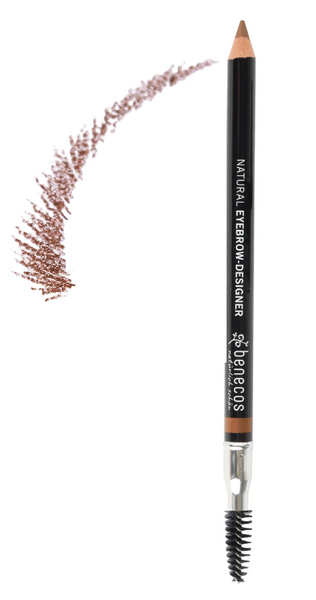 Benecos Kredka do brwi ze szczoteczką Gentle brown (jasny brąz)