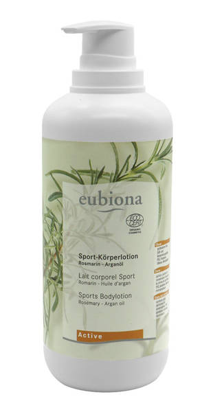 eubiona Balsam do ciała dla aktywnych z rozmarynem i olejem arganowym 500 ml
