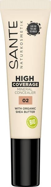 Sante Naturkosmetik Wysoko kryjący Korektor w kremie WARM BEIGE 02