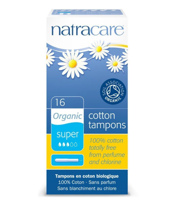 Natracare Tampony higieniczne z aplikatorem super 16 szt	