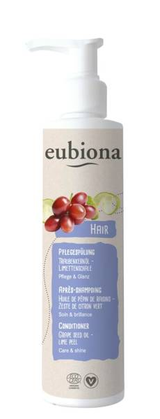 eubiona Odżywka do włosów z olejem z pestek winogron i wyciągiem z limonki 200 ml.