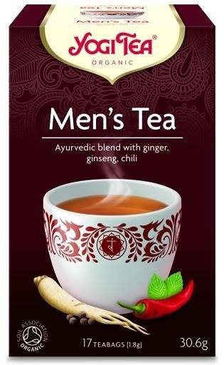 YOGI TEA Herbata DLA MĘŻCZYZNY z imbirem, żeń-szeniem i chili (Men's Tea)