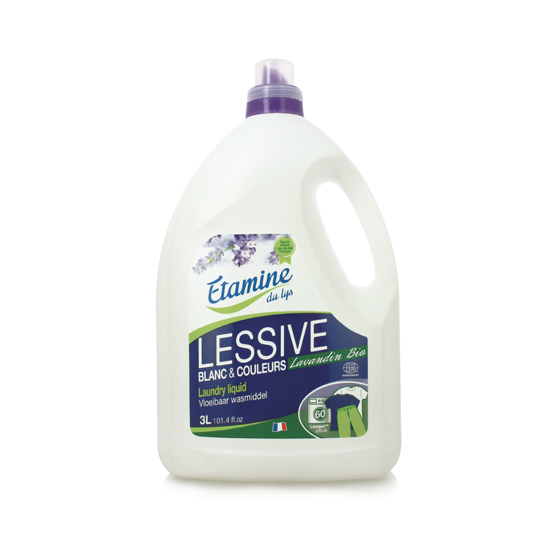 EDL Etamine Du Lys płyn do prania tkanin kolorowych i białych organiczna lawenda i pomarańcza 3 l
