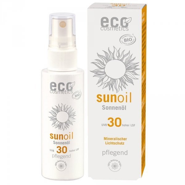 eco cosmetics olejek na słońce SPF 30