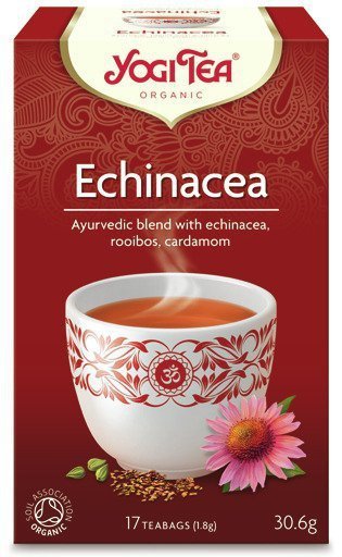 YOGI TEA Herbata ECHINACEA z rooibosem i kardamonem (Echinacea)