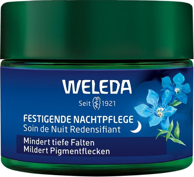 Weleda Konturujący krem na noc z goryczką i szarotką alpejską