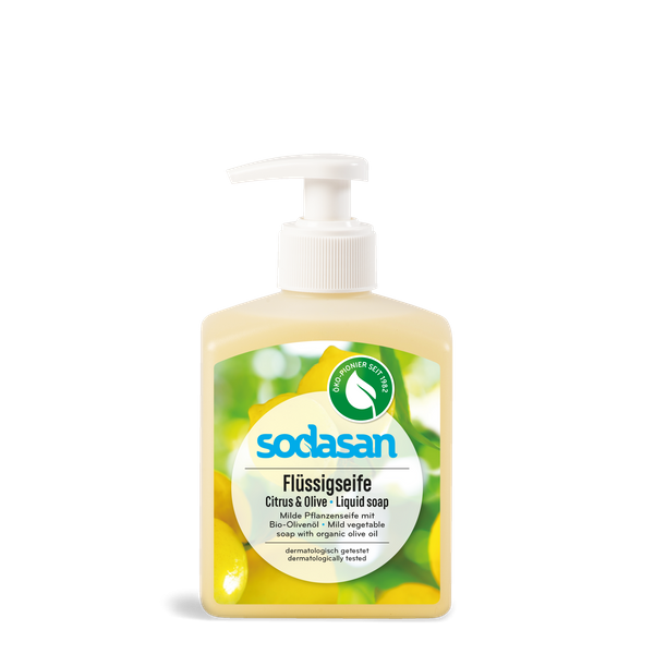 Sodasan Mydło w płynie  Cytrusowo – Oliwkowe 300ml.