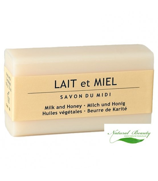 SAVON DU MIDI Prowansalskie mydło z masłem karité LAIT et MIEL/mleko i miód