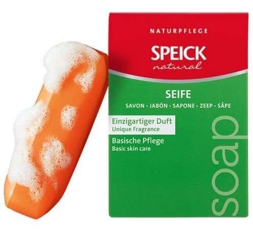 Speick Natural mydło naturalne w kostce z miodem, woskiem pszczelim i lawendą 100 g