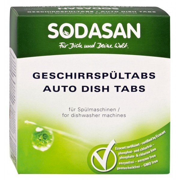 Sodasan Tabletki ekologiczne do mycia w zmywarkach 25szt