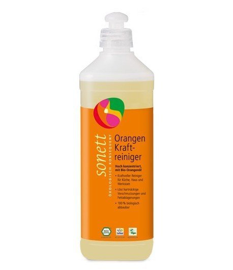 Sonett - Płyn z olejkiem pomarańczowym do usuwania uporczywych zabrudzeń - intensywnie odtłuszczający 500 ml
