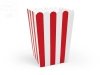 Pudełka na popcorn Czerwone Paseczki 60szt
