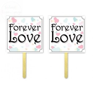 Tabliczki do fotobudek  Forever LOVE