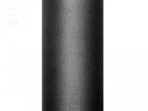 Tiul na szpulce w kolorze czarnym 15 cm x 9 m