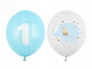 Balony lateksowe 30 cm Błękit ROCZEK