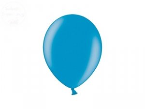 Balony 12 cali metalik karaibski niebieski  1 szt