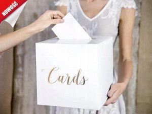 Pudełko na koperty CARDS złoto