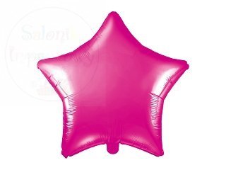 Balon foliowy Gwiazdka ciemny róż 48 cm