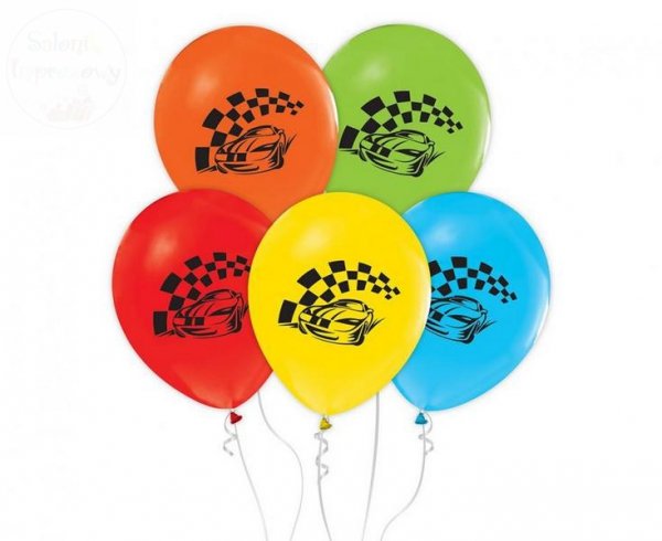 Balony samochody wyścigowe 12 cali