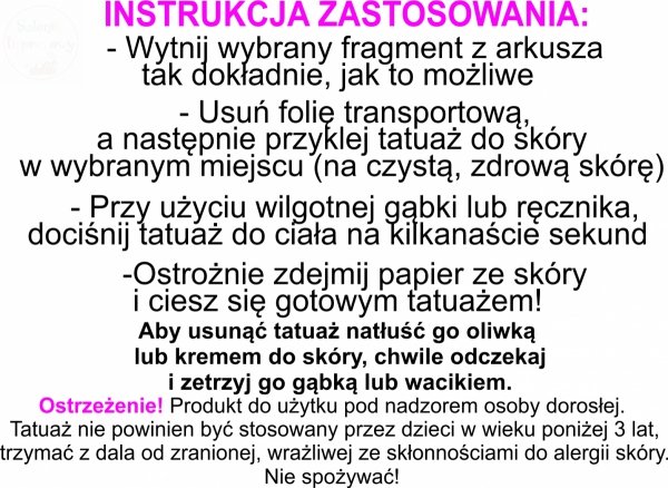 Tatuaże zmywalne dla dzieci KOSZYKÓWKA