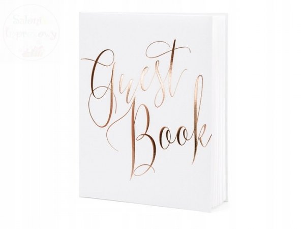 Księga gości Guest book biała 22 kartki
