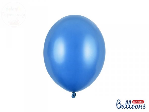 Balony metalik 27 cm Ciemny niebieski 50 szt