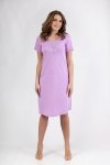 Koszula nocna z krótkim rękawem fioletowa Regina 154 2XL-3XL 