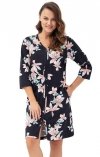 Szlafrok damski z zamkiem Luna 392 4XL 