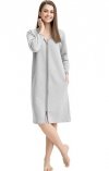 Luna 214 Szlafrok damski 4XL Szary