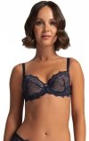 Granatowy biustonosz Push-up AVA 2137 