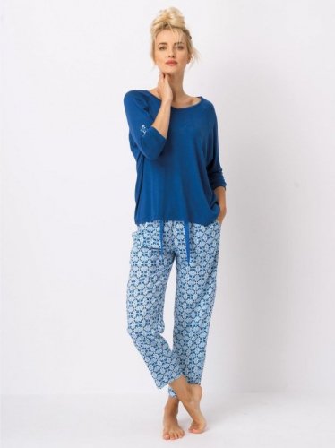 Piżama Key LNS 721 B25 Wiskoza 3/4 S-XL