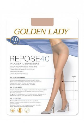 Rajstopy Golden Lady Repose  6-2XL 40 den