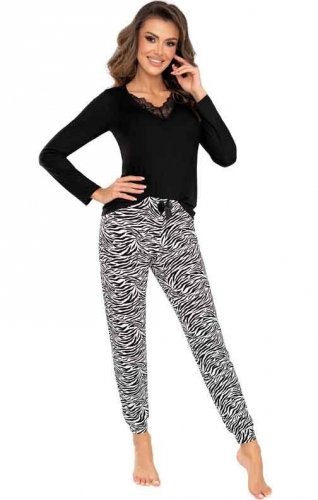 Piżama damska Donna Zebra Long 